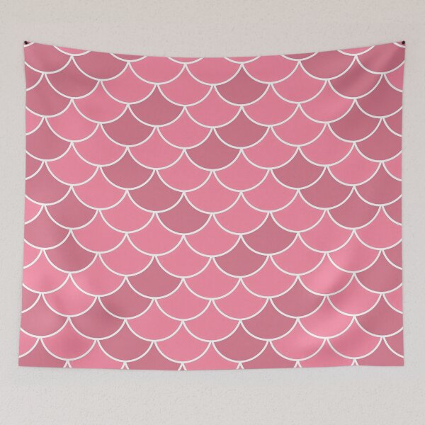 Item preview, Rose Fish Scales designed and sold by HomeLivingCo.