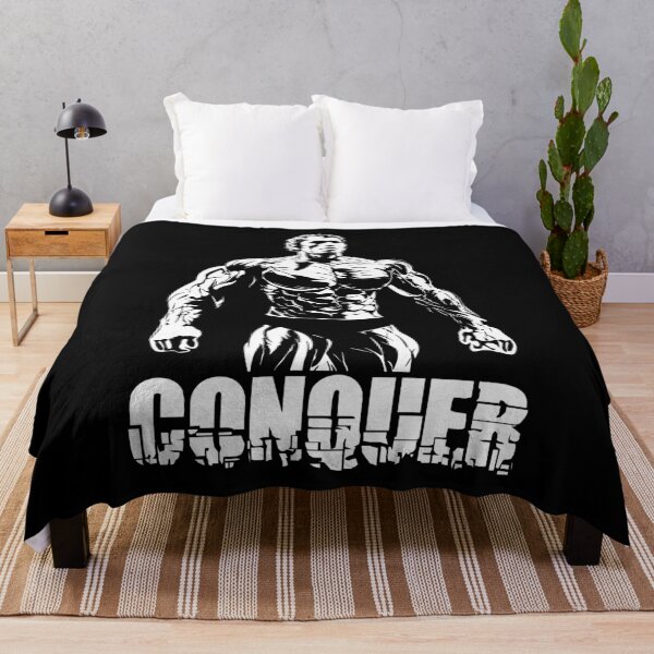 Item preview, Conquer Arnold Schwarzenegger Motivation Bodybuilding designed and sold by VectorDesigner.