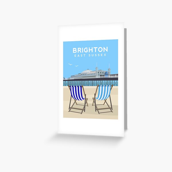 Item preview, Brighton Pier and Beach, East Sussex designed and sold by typelab.