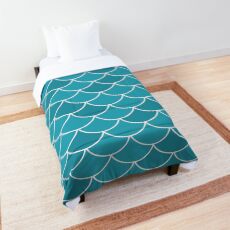 Sapphire Fish Scales Comforter
