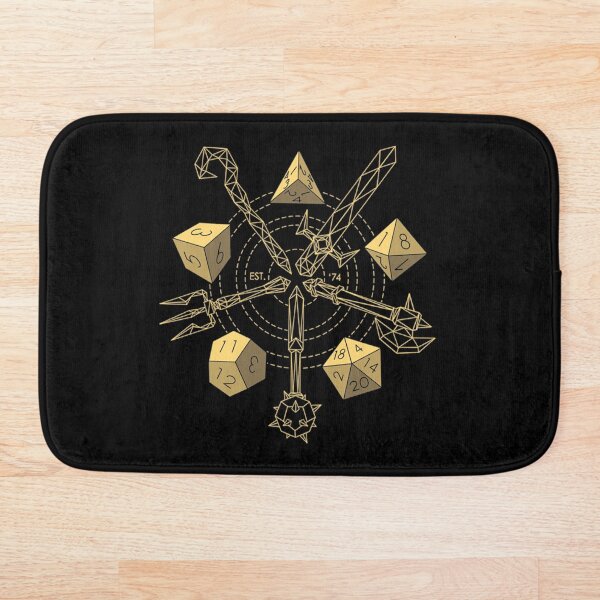 Dungeons & Dragons - Choose Your Weapon Bath Mat