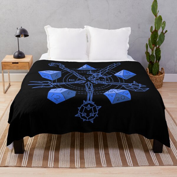 Roleplayer - Choose Your Blue Weapon Throw Blanket