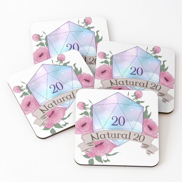 Item preview, Dungeons and Dragons Dice Natural 20 designed and sold by Eldorys.
