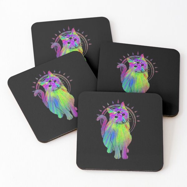 Item preview, Psychic Psychedelic Cat designed and sold by jonah block.