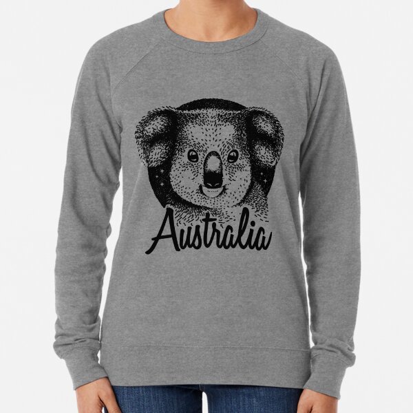 E37 Art And Design Sweatshirt Sweater Crewneck Jumper Baggy Style Streetwear  M Saiz Vintage 80s Koala Bear Australia Full Print RaRe