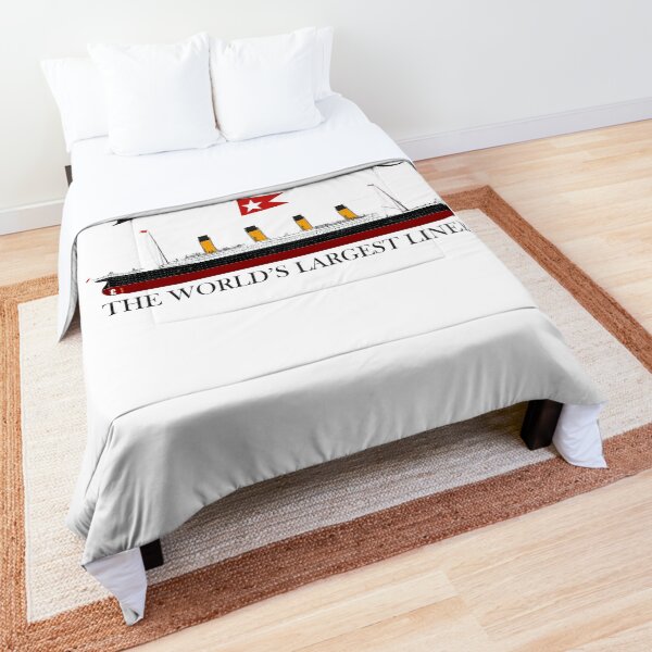 Titanic, 1912, RMS Titanic, Cruise, Ship, Disaster. Comforter