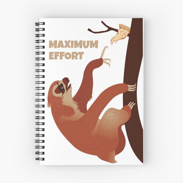 Item preview, Sloth making the effort - Brown designed and sold by Petcisely.
