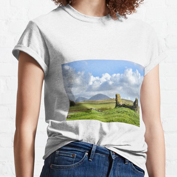 The ruins of Finlaggan on Islay, Scotland Classic T-Shirt