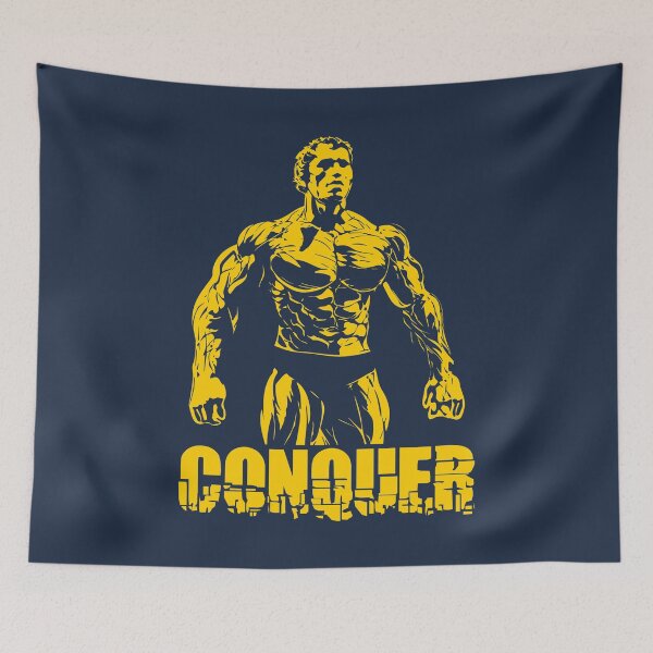 Item preview, Conquer Arnold Schwarzenegger Gym designed and sold by VectorDesigner.