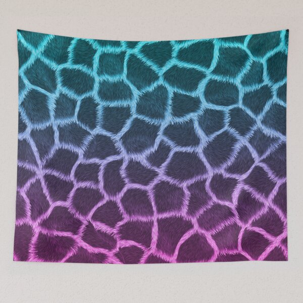 Item preview, Blue Pink Giraffe Skin designed and sold by HomeLivingCo.