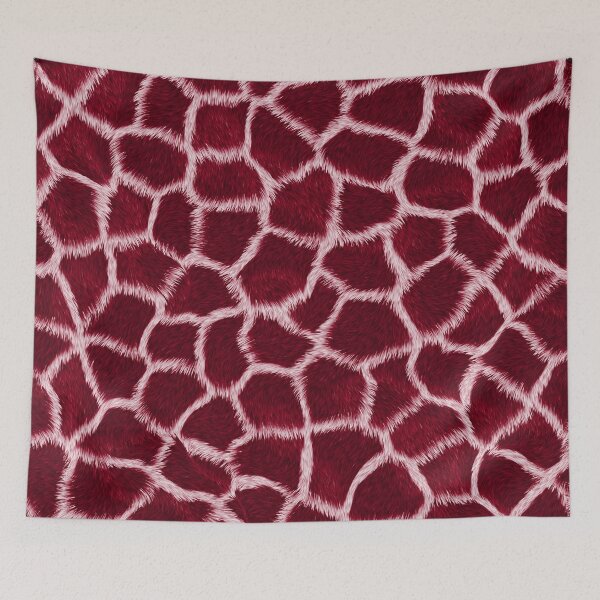 Item preview, Burgundy  Giraffe Skin designed and sold by HomeLivingCo.