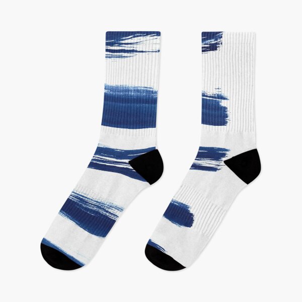 Item preview, Indigo Abstract Brushstrokes designed and sold by Kris  Kivu.