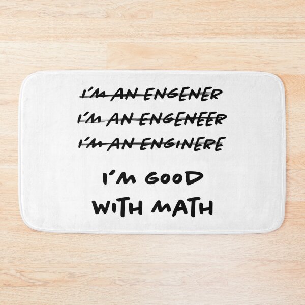 Item preview, I am good with Math - I am an Engineer designed and sold by Magda Hanak.