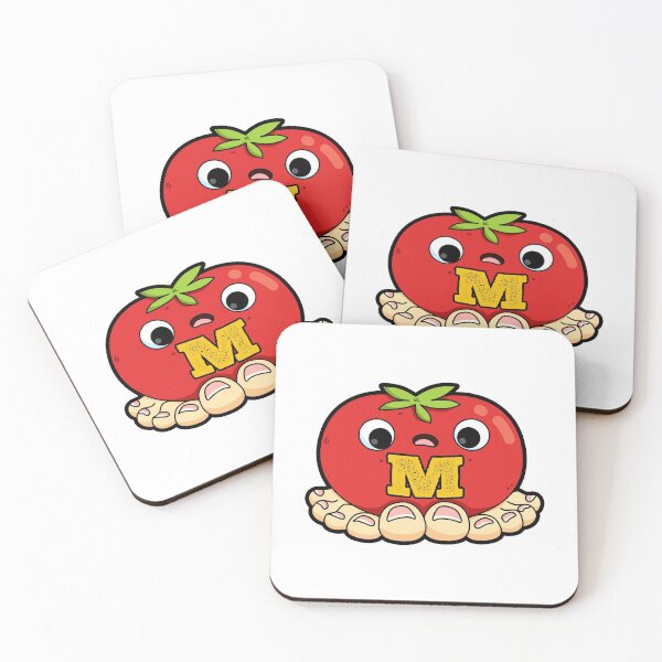 Item preview, Alphabet Letter M Toma-toes designed and sold by kidsmonogram.