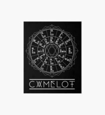 Camelot Wheel / Circle of Fifths Art Board Print