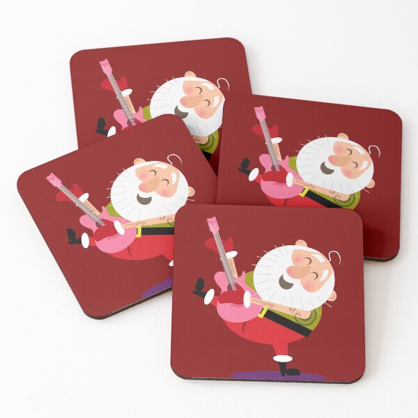 Item preview, Rockin roll santa designed and sold by Wonderful world of whimsical Art of yesteryear and today .