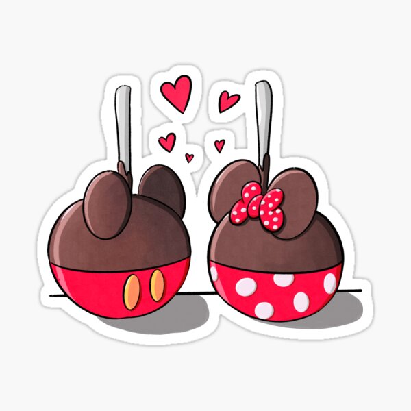 Vista previa del artículo con la obra «Candy Apple Love», diseñado y vendido por sketchcot.