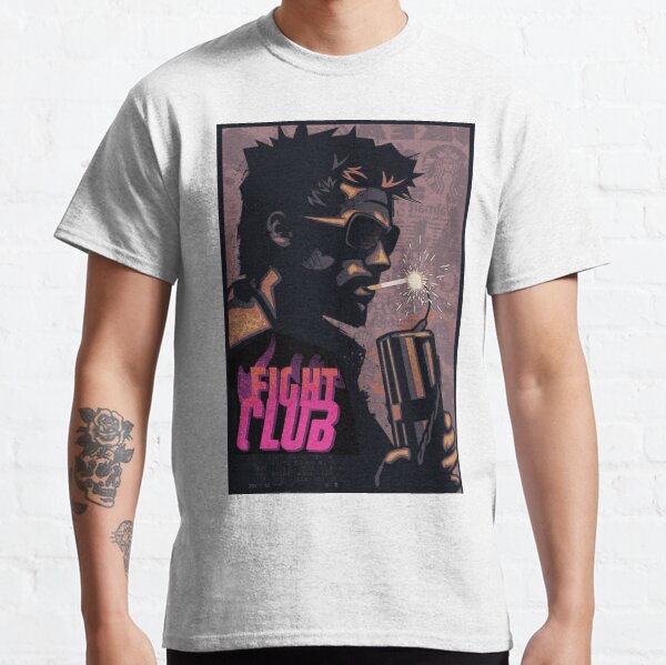 Fight Club Tyler Durden fumant une dynamite T-shirt classique