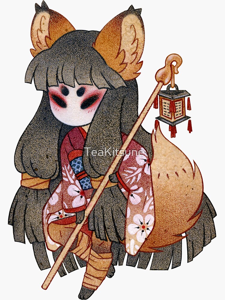 Mysterious Fox Girl by TeaKitsune