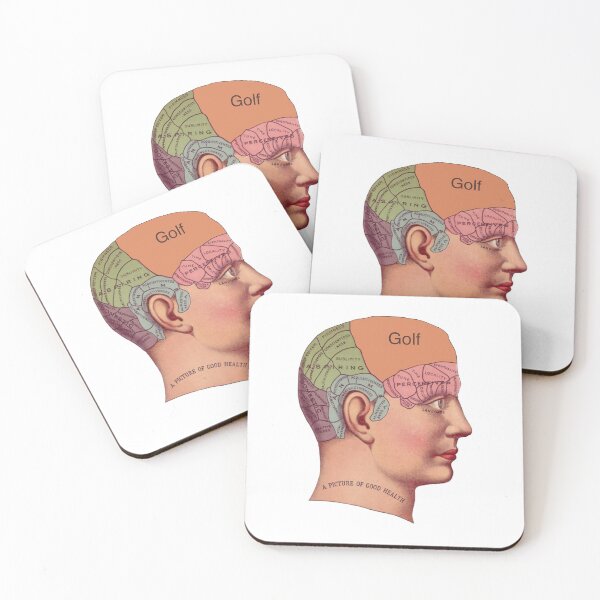 Item preview, Vintage brain diagram - Golf designed and sold by qlobba.