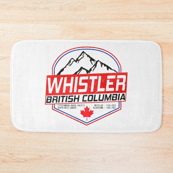 Item preview, Retro Ski Whistler B.C Canada Skiing and Mountain Biking Paradise designed and sold by chriswilson111.