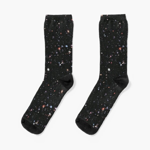 THE COSMOS. HUBBLE. Nasa, Extreme Deep Field image, space, constellation, Fornax. Socks