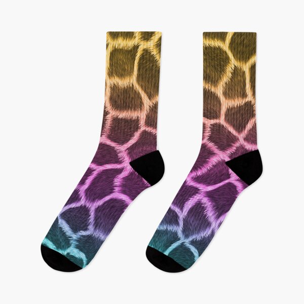 Item preview, Orange Pink Blue Giraffe Skin designed and sold by HomeLivingCo.