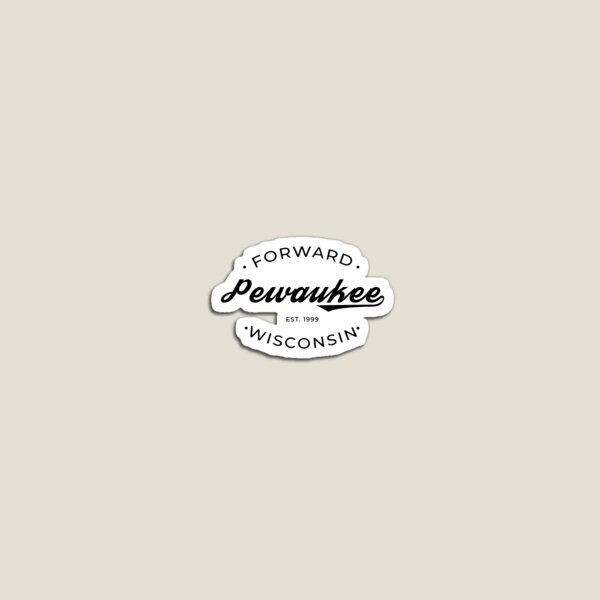Aperçu de l'œuvre Design rétro pewaukee wisconsin créée et vendue par PeerlessMerch.
