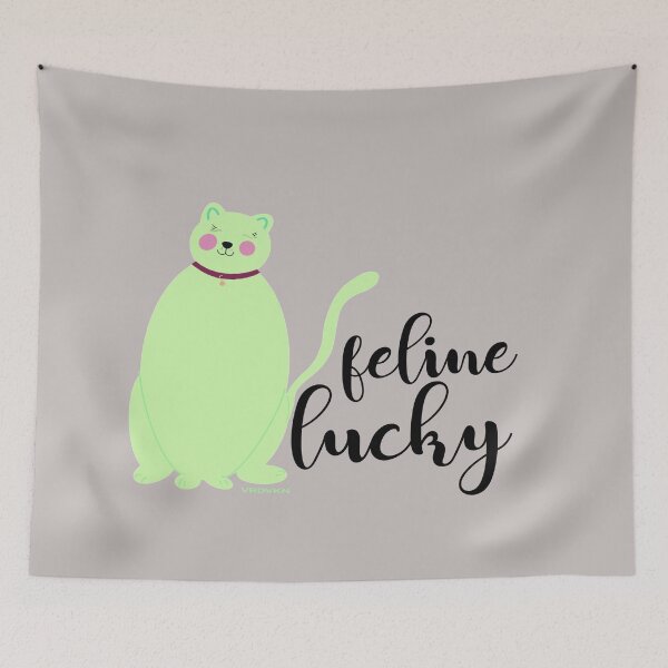 Item preview, Pussycat Feline Lucky by VRDVKN  designed and sold by vrdvkn.