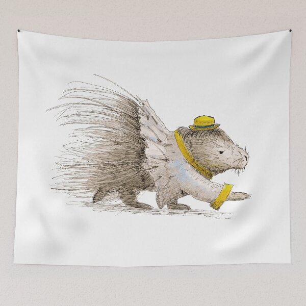 Item preview, A Prickly Morning Commute designed and sold by JoandCoArt.