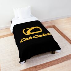 Cub Cadet Tractors Logo Yellow Comforter