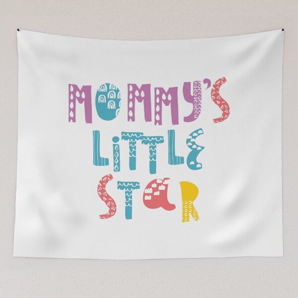 Item preview, Mommy's little star. Sweet quote for special person. Vivid fun colors. designed and sold by KarinaKalina.