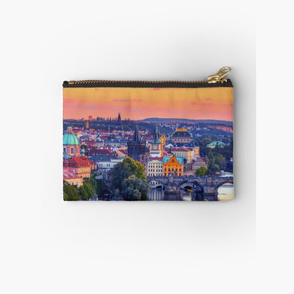 Item preview, Charles bridge, Karluv most, Prague in winter at sunrise, Czech Republic. designed and sold by DesignAstur.