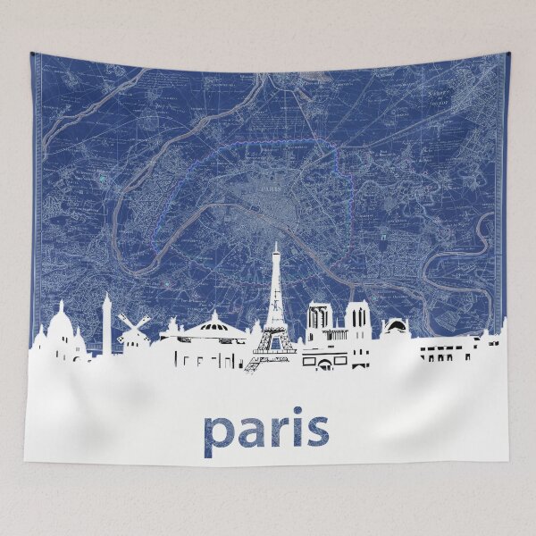Item preview, paris skyline designed and sold by BekimART.