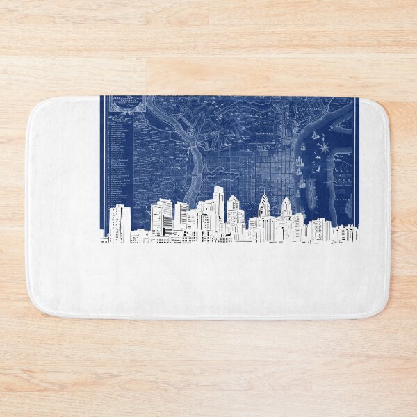Artikelvorschau, Philadelphia Skyline entworfen und verkauft von BekimART.