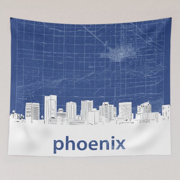 Item preview, phoenix skyline designed and sold by BekimART.