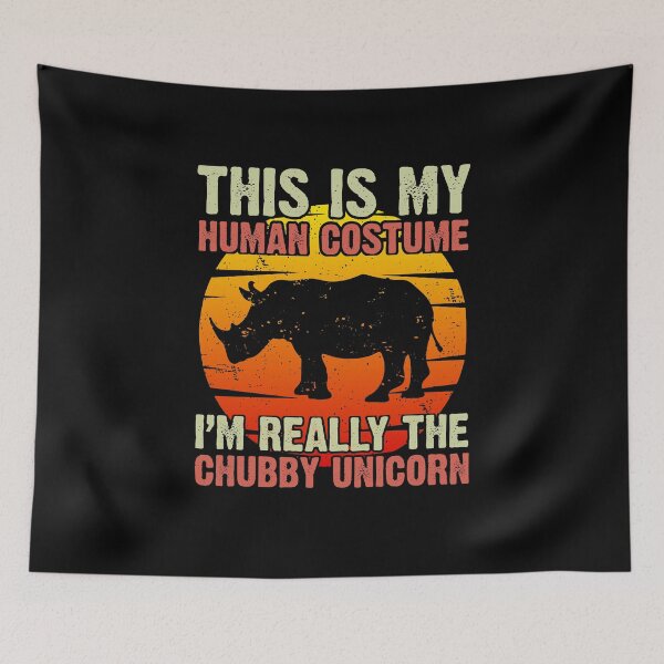 Item preview, Rhino Halloween This is my human costume I'm really the chubby unicorn designed and sold by alenaz.