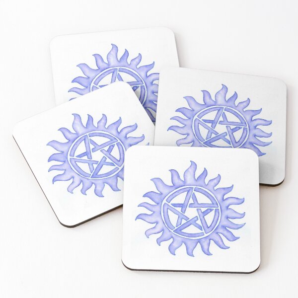 Item preview, Supernatural Anti Possession Symbol Blue/Purple designed and sold by FanartAft.