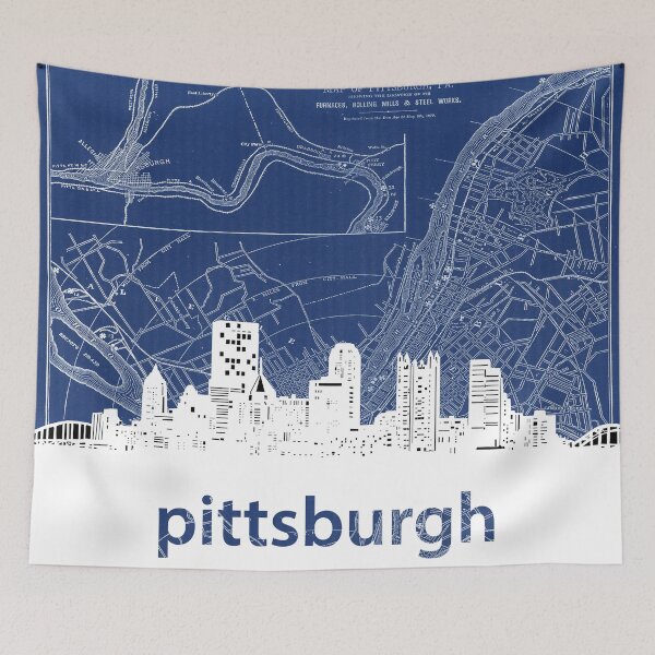 Item preview, pittsburgh skyline designed and sold by BekimART.