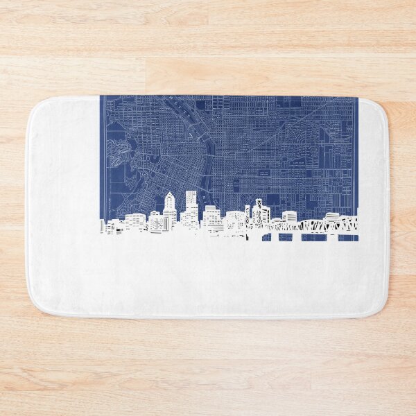 Item preview, portland skyline designed and sold by BekimART.