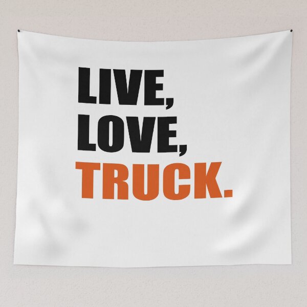 Item preview, live, love, truck designed and sold by Vectorqueen.