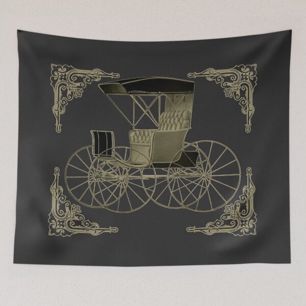 Item preview, Antique Horse Drawn Carriage designed and sold by CharJens.