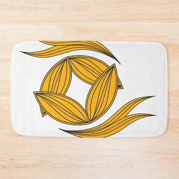 Item preview, abstract orange plant designed and sold by CREATINERY.