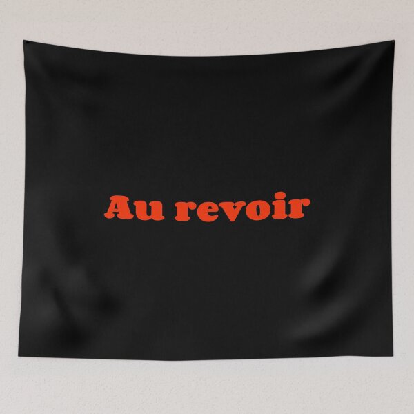 Item preview, Au revoir good bye French words designed and sold by Scoopivich.