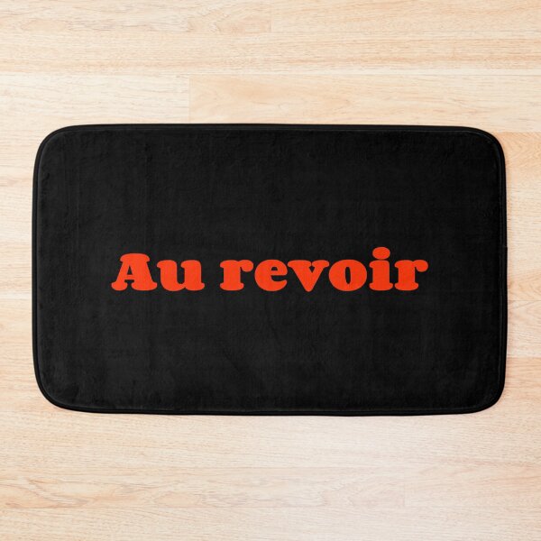 Item preview, Au revoir good bye French words designed and sold by Scoopivich.