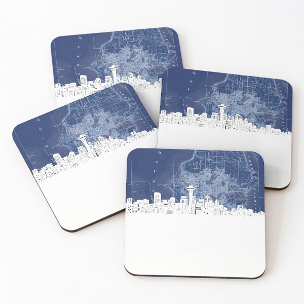 Item preview, seattle skyline designed and sold by BekimART.