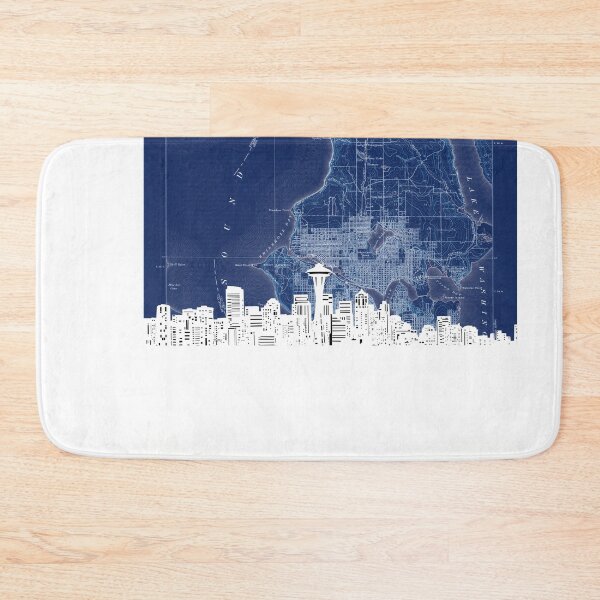 Item preview, seattle skyline designed and sold by BekimART.