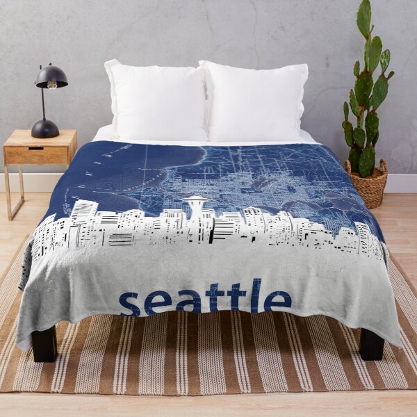 Item preview, seattle skyline designed and sold by BekimART.