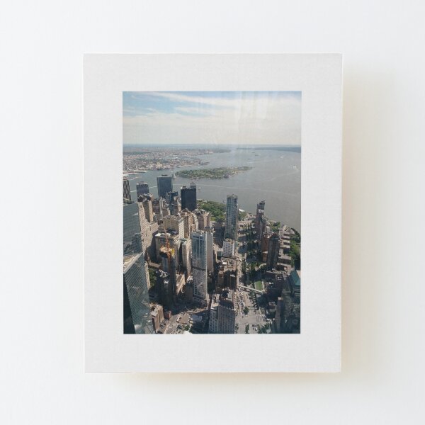 Manhattan, New York, NYC, #Manhattan, #NewYork, #NYC, skyscrapers, #skyscrapers, New York City, #NewYorkCity Wood Mounted Print