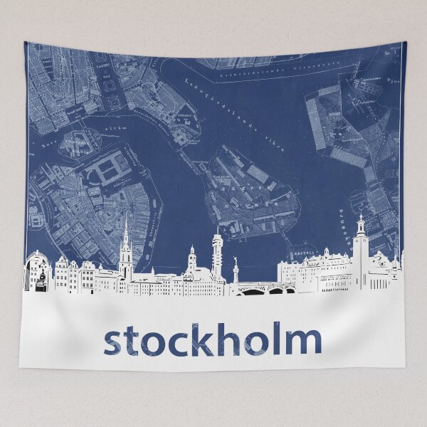 Item preview, stockholm skyline designed and sold by BekimART.